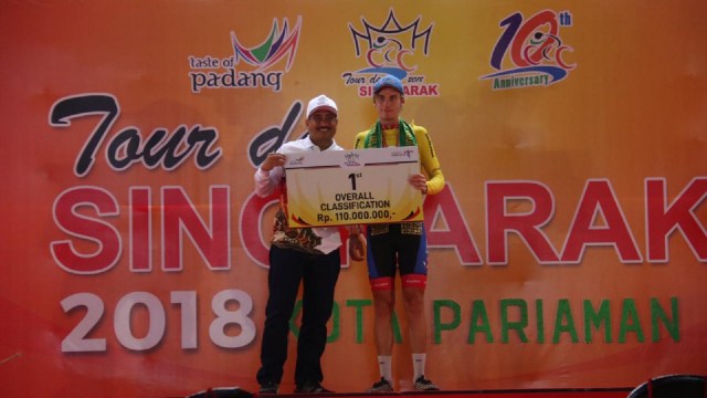 Pebalap Australia Juara Tour de Singkarak 2018