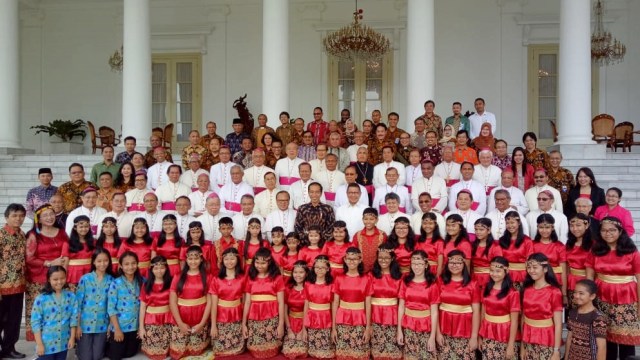 Jokowi bertemu Pesparani 2018 di Istana Kepresidenan Bogor, Senin (12/11/2018). (Foto: Jihad Akbar/kumparan)