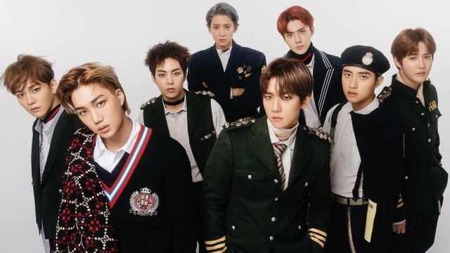 Boyband EXO raih gelar quintuple million seller. (Foto: Instagram/weareoneEXO)