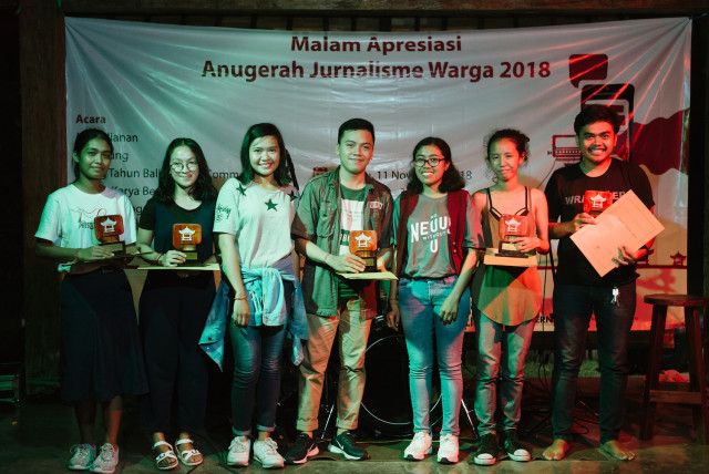Selamat ! Lima Tim Pewarta Muda Bali Terima Beasiswa Anugerah Jurnalisme Warga