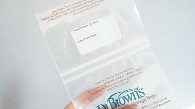 Dr. Brown's Breastmilk Storage Bag (6oz / 180ml), 25-Pack / kantong ASI -  S4005 - Central Indonesia