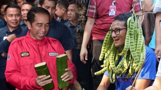 Jokowi vs Sandi. (Foto: Dok. Biro Pers Setpres, Dok. Tim Sandiaga Uno)
