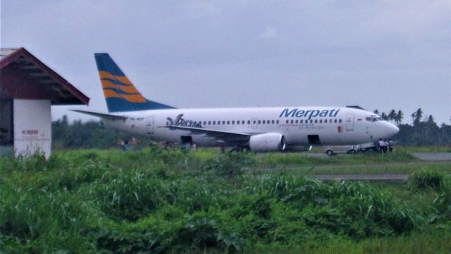 Pesawat Merpati Nusantara Airlines. (Foto: instagram @andika_395)