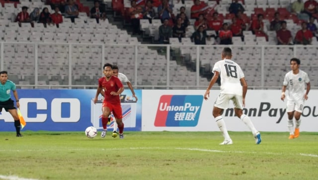 Indonesia vs Timor Leste AFF Suzuki Cup 2018. (Foto: Helmi Afandi Abdullah/kumparan)