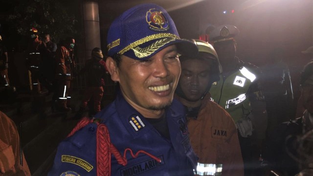 M Arief Kasektor IX Pasar Minggu Sudin Penanggulangan Kebakaran dan penyelamatan Jakarta Selatan. (Foto: M. Fadli Rizal/kumparan)