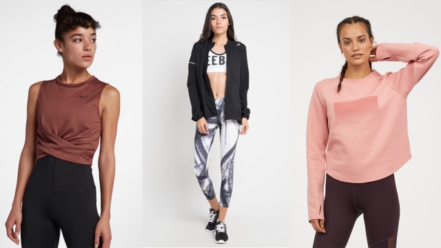 Rekomendasi Baju Work Out Perempuan (Foto: Nike, Zalora, H&M)