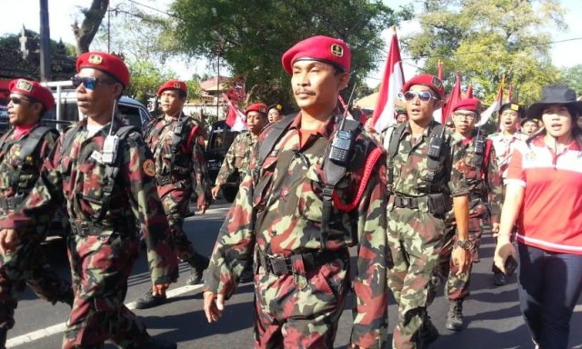 KOKAM Buleleng Jadi Pasukan Inti Pengawal Pataka I Gusti Ngurah Rai 