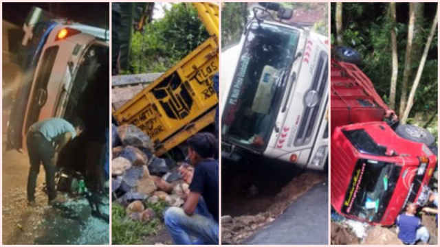 Kecelakaan truk di Sukabumi (Foto: Sukabumi Update)