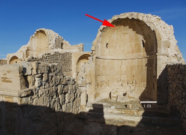 Lokasi tempat penemuan gambar Yesus (Foto: Dror Maayan)