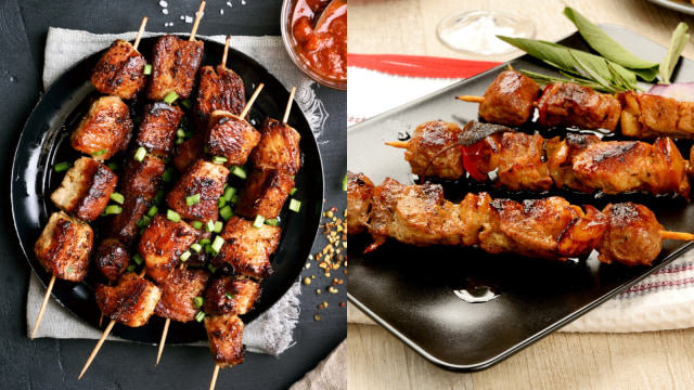 Ilustrasi Shashlik dan Sate. (Foto: Shutterstock dan Thinkstock)