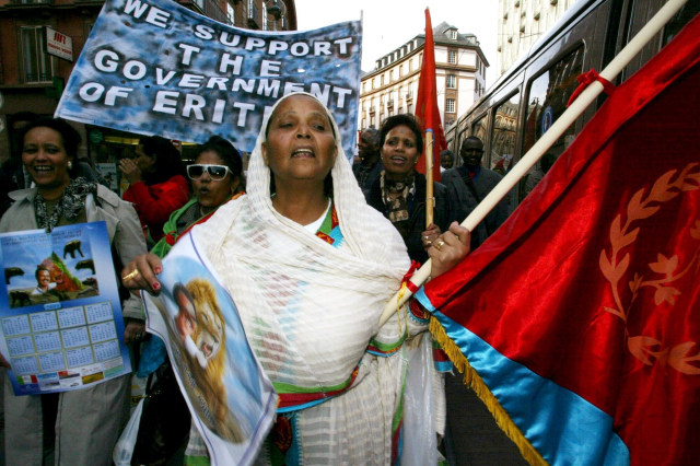 Masyarakat Eritrea (Foto: AFP/GERARD CERLES)