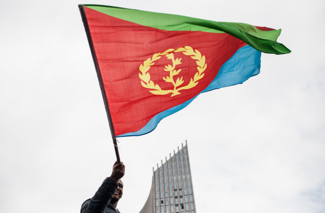 Bendera Eritrea (Foto: AFP/NICHOLE SOBECKI )