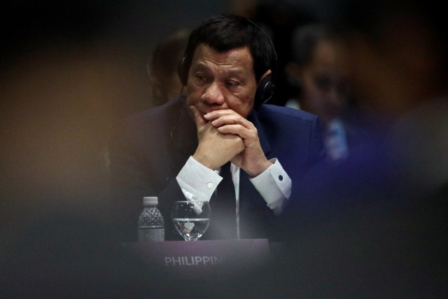 Presiden Filipina Rodrigo Duterte Foto: Reuters/Athit Perawongmetha