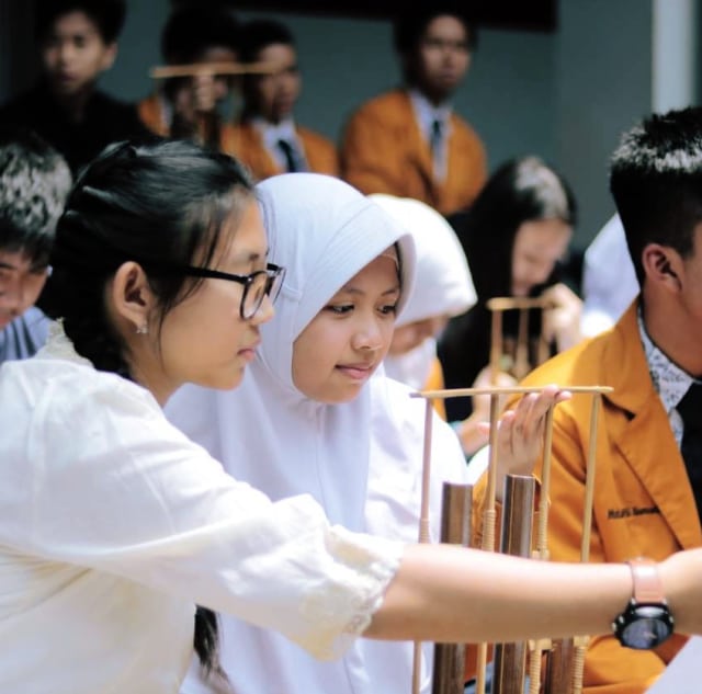 Toleransi beragama dari Murid-Murid SMP Muhammdiyah 8 dan SMP Yahya Bandung. (Foto: Dok. SMPK Yahya)
