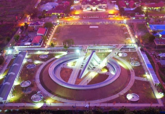 Lanskap Monumen Kapsul Waktu di Merauke, Papua (Foto: Kementerian PUPR)