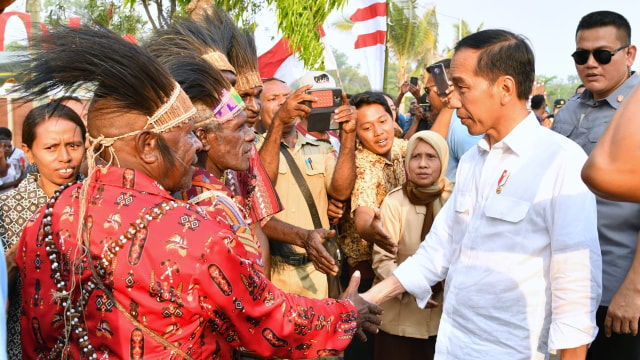 Jokowi Tinjau Pembangunan PLBN Sota di Merauke, Papua Foto: Dok. Biro Pers Setpres