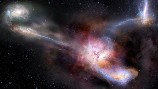 W2246-0526, galaksi paling terang di alam semesta (Foto: NRAO/AUI/NSF, S. Dagnello)
