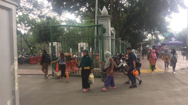 Kawasan Monas kembali dibuka untuk umum. (Foto: Raga Imam/kumparan)