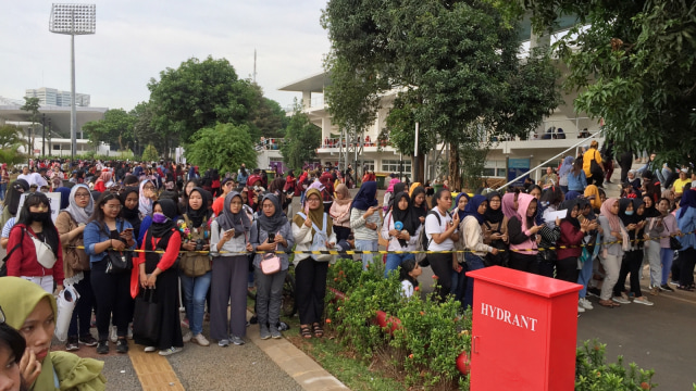 Suasana sebelum konser iKON di Tennis Indoor Senayan, Jakarta, Minggu (18/11/2018). (Foto: Masajeng Rahmiasri/kumparan)