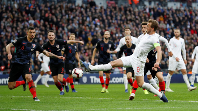 Laga Inggris vs Kroasia di UEFA Nations League 2018 (Foto: REUTERS/Darren Staples)