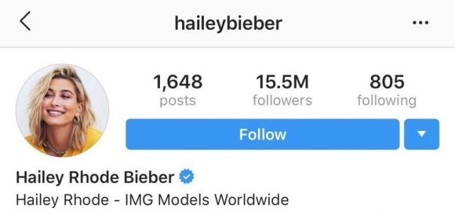 Sah Jadi Istri, Hailey Baldwin Pakai Nama Belakang Justin Bieber