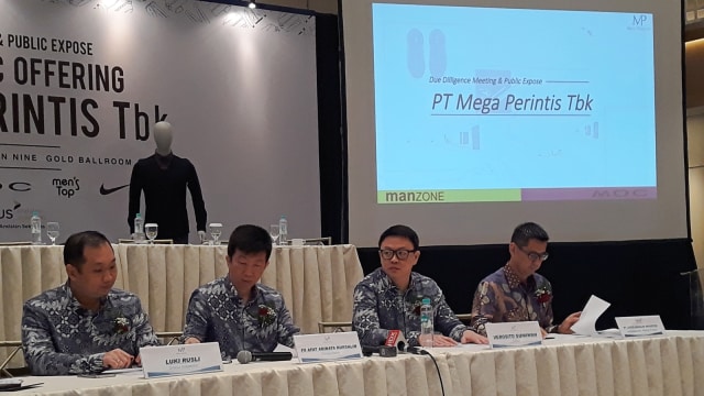 Konferensi pers rencana IPO Mega Perintis Tbk di Thamrin Nine, Jakarta. (Foto: Ema Fitriyani/kumparan)