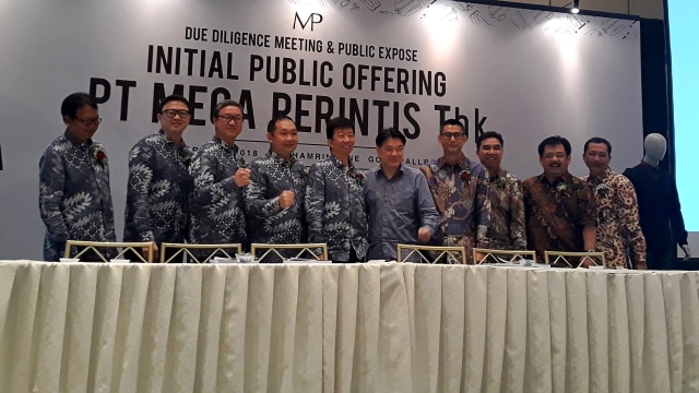 Konferensi pers rencana IPO Mega Perintis Tbk di Thamrin Nine, Jakarta. (Foto: Ema Fitriyani/kumparan)