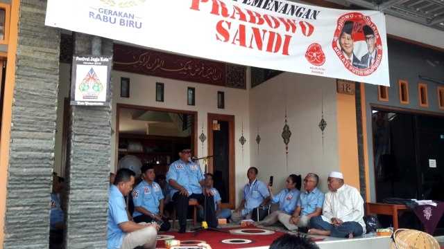 Ketua Badan Pemenangan Nasional (BPN) Prabowo Sandi, Djoko Santoso, Posko Pemenangan Prabowo-Sandi di Yogyakarta