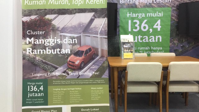Bintang Maja Lestari tawarkan perumahan paling murah dalam pameran Properti REI Mandiri Property Expo 2018. (Foto: Abdul Latif/kumparan)