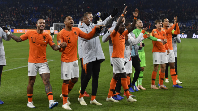 Belanda ke semifinal UEFA Nations League usai imbangi Jerman. (Foto: John MACDOUGALL / AFP)