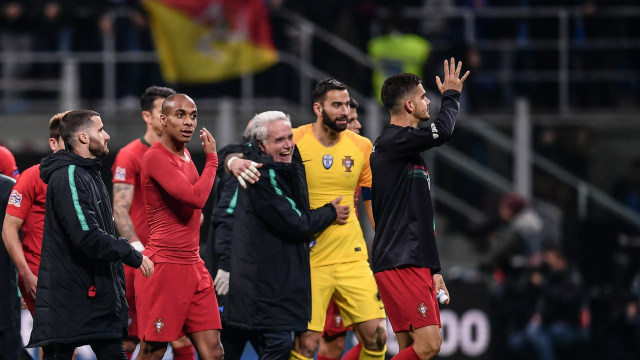 Portugal ke semifinal UEFA Nations League 2018. (Foto: Marco BERTORELLO / AFP)