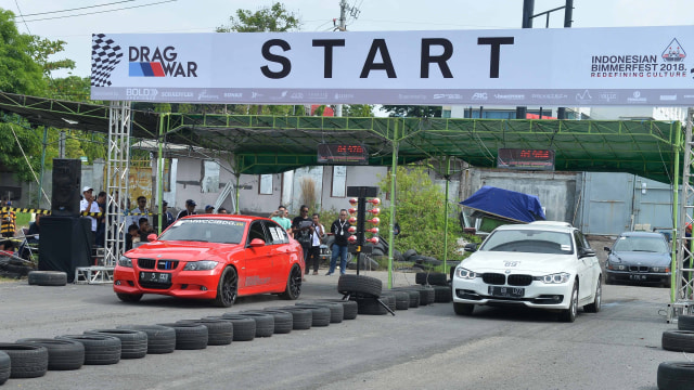 Drag War Indonesian Bimmerfest 2018 Semarang (Foto: dok. BMW Indonesia )