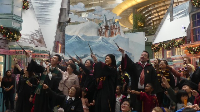 A wizarding world holiday resmi dibuka di bandara Changi, Singapura (Foto: Azalia Amadea/kumparan)