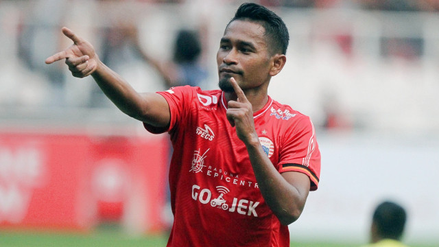 Ramdani Lestaluhu (Persija vs Persela). (Foto: Dok. Media Persija)