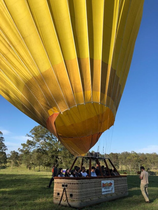 Hot Air Balloon di Gold Coast, Australia. (Foto: Dewi Rachmat Kusuma/kumparan)