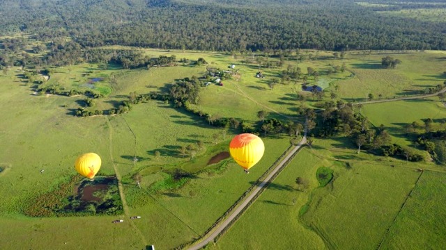 Hot Air Balloon di Gold Coast, Australia. (Foto: Dewi Rachmat Kusuma/kumparan)