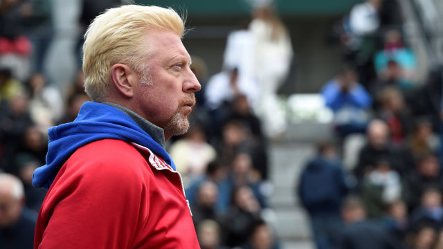 Legenda tenis Jerman, Boris Becker. (Foto: MIGUEL MEDINA / AFP)