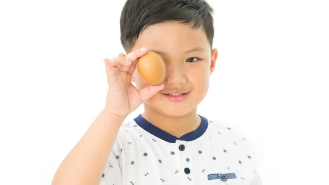 Telur untuk sarapan anak Foto: Shutterstock