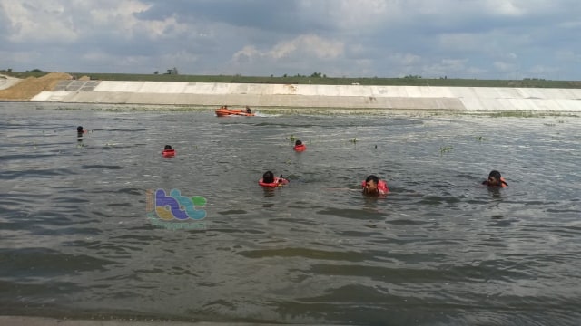 Warga Kalitidu Bojonegoro Dilaporkan Tenggelam di Bendung Gerak, Sungai Bengawan Solo