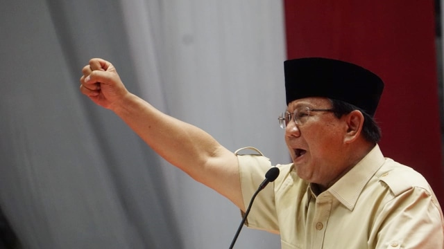 Prabowo Subianto. (Foto: Iqbal Firdaus/kumparan)