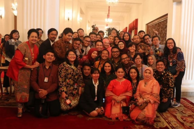 Iriana Jokowi Ditanya soal Instagram: Ora Duwe (1)