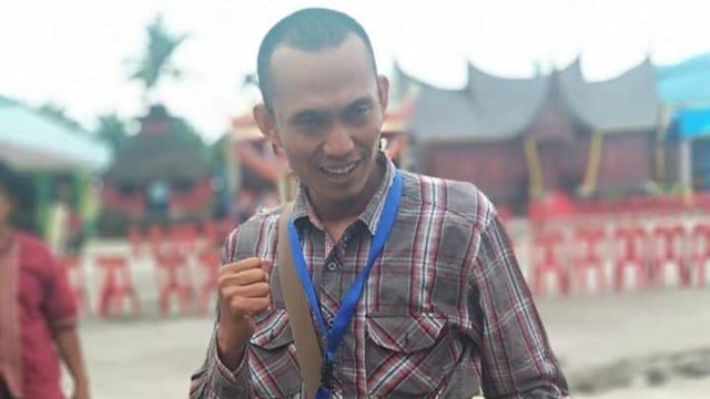 Yusro, jurnalis Batubara yang dijerat UU ITE. (Foto: Dok. Istimewa)