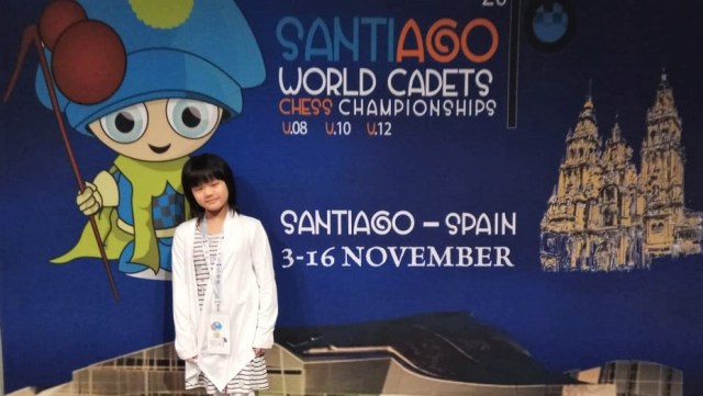 Perjalanan Samantha Edithso menjuarai World Cadets Chess Championships U10 di Spanyol, 3-16 November 2018.  (Foto: Dok. Istimewa)