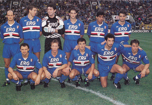 Sampdoria musim 1991/92. (Foto: Wikimedia Commons)