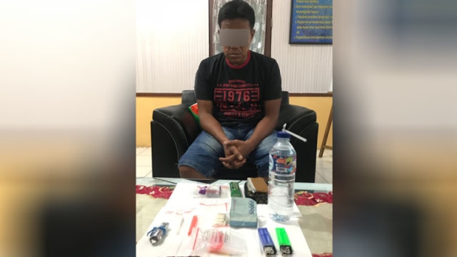 Polisi di Simalungun Sumatera Utara Ditangkap Saat Transaksi Narkoba 