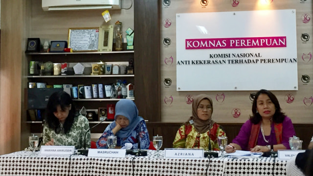 Konferensi pers kampanye 16 hari tanpa kekerasan seksual terhadap perempuan. (Foto: Ratmia Dewi/kumparan)