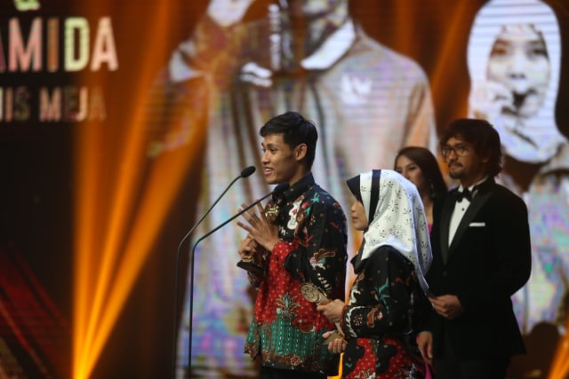 Banyu Tri Mulyo/Hamida Raih Penghargaan Mixed Double Terfavorit
