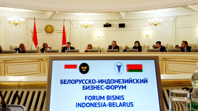 Penyelenggaraan Forum Bisnis Indonesia-Belarus di Minsk, 22 November 2018 (Foto: KBRI Moskow)