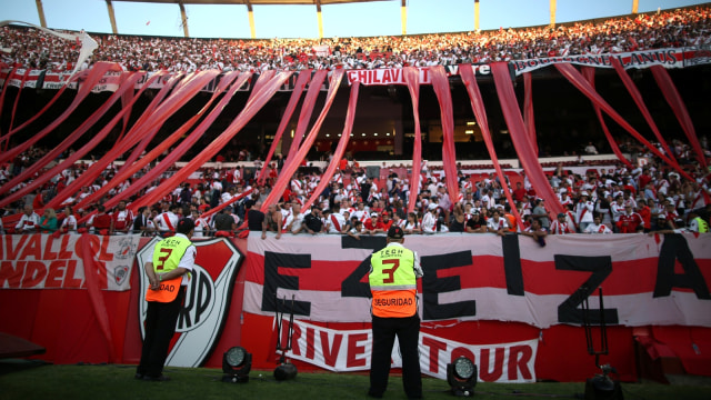 Suasana Stadion El Monumental di final Copa Libertadores. (Foto: Agustin Marcarian/Reuters)