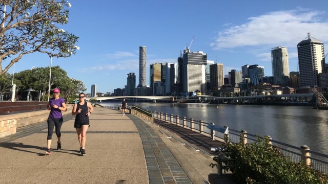 Jalur lari, jogging, dan bersepeda di Brisbane, Australia. (Foto: Dewi Rachmat Kusuma/kumparan)